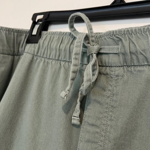NWOT GAP Women Green Mid Rise Easy Twill Pull-on Pants, XL - Picture 4 of 8